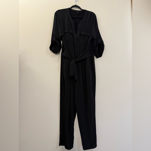 Torrid‎ Jumpsuit with Waist Tie in Black - 2X - Picture 1 of 7